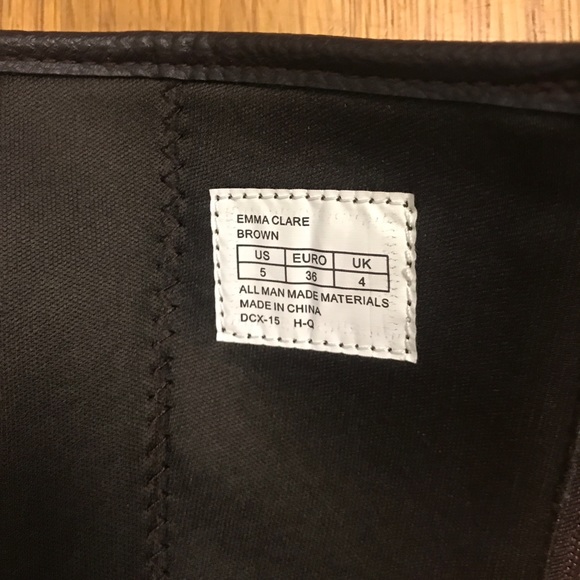 Michael Kors Emma Clare Riding Boots 5 Brown Tall - Picture 5 of 5